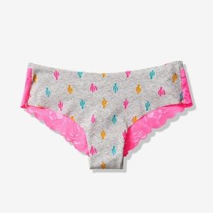 PINK Victoria's Secret Lace Back No Show Cheekster